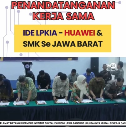 Pusat Pembinaan SMK Se-Jawa Barat bersama Huawei