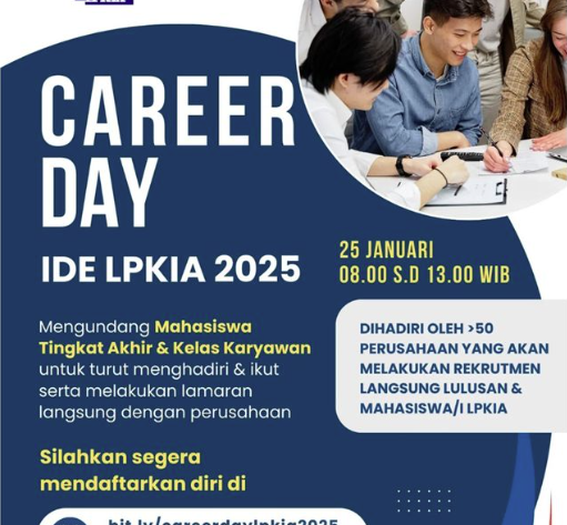 Career Day LPKIA 2025: 69 Perusahaan Terkemuka Buka Peluang Karier untuk Mahasiswa dan Alumni